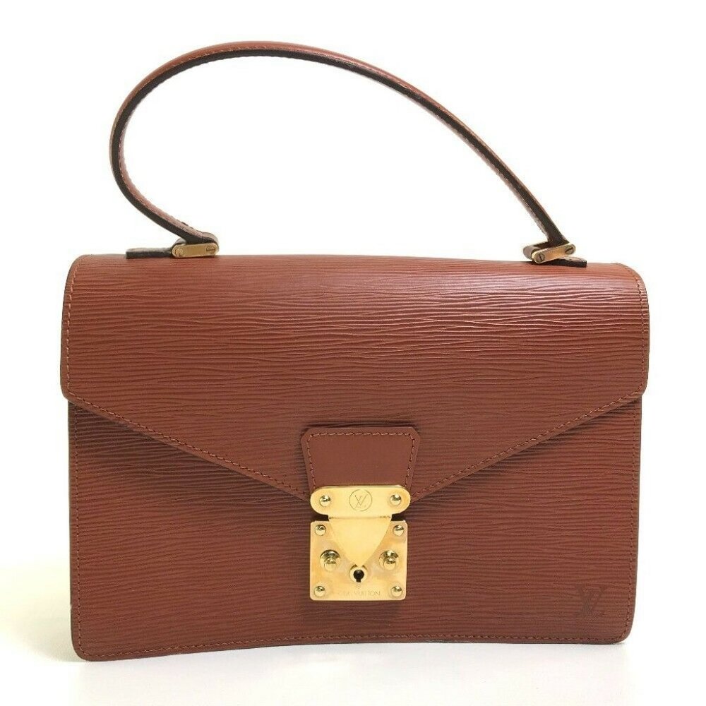 LOUIS VUITTON M52133 Epi Concord Business bag Hand Bag Epi Leather Brown